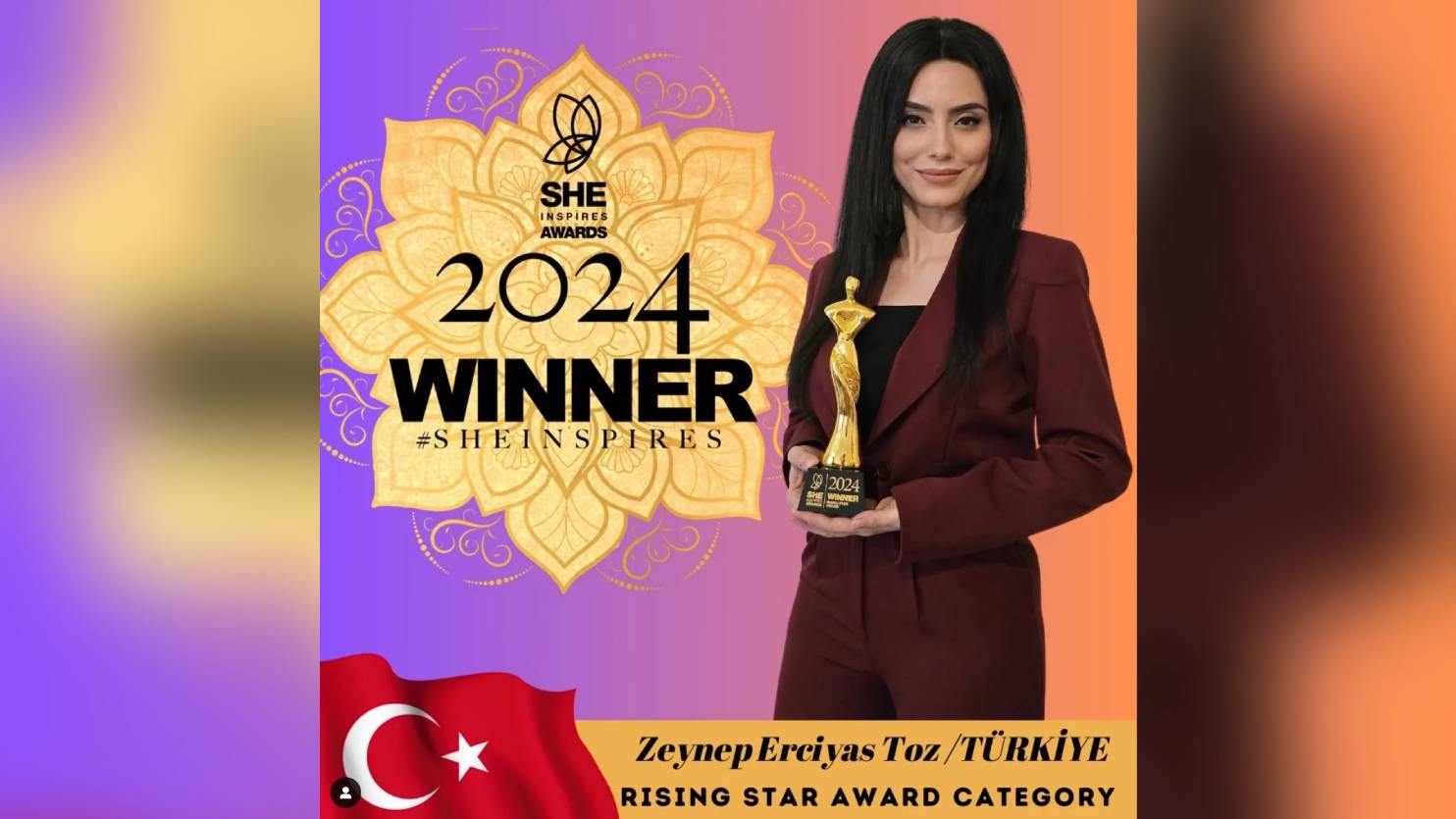 İstanbul Esenyurt Bilim ve Sanat Merkezi öğretmeni Zeynep Erciyas Toz, Britanya She Inspires Vakfı’nın “Dünyaya İlham Veren Kadınlar” listesinde birinci oldu